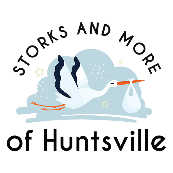 Storks and More of Huntsville, Logo, Stork Sign Rental, Huntsville and More, Alabama